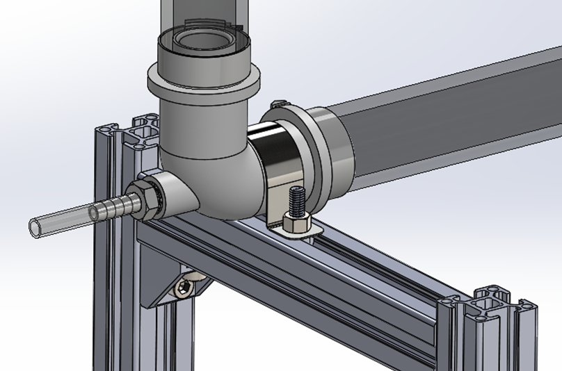 Complete assembly of air/oil separator