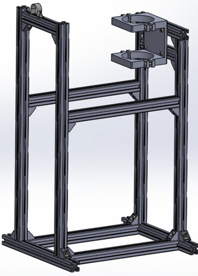 Complete assembly of air/oil separator